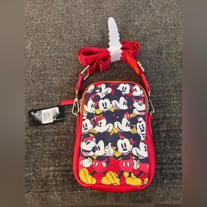 NWT Buckle Down Mickey Mouse phone cross body bag
